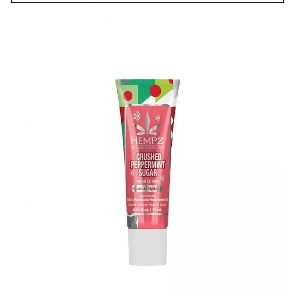 Hempz Crushed Peppermint Sugar Herbal Lip Balm 5- Pack Set NWT